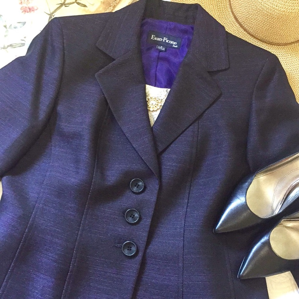 NWT Evan Picone Montpellier Suit size 8